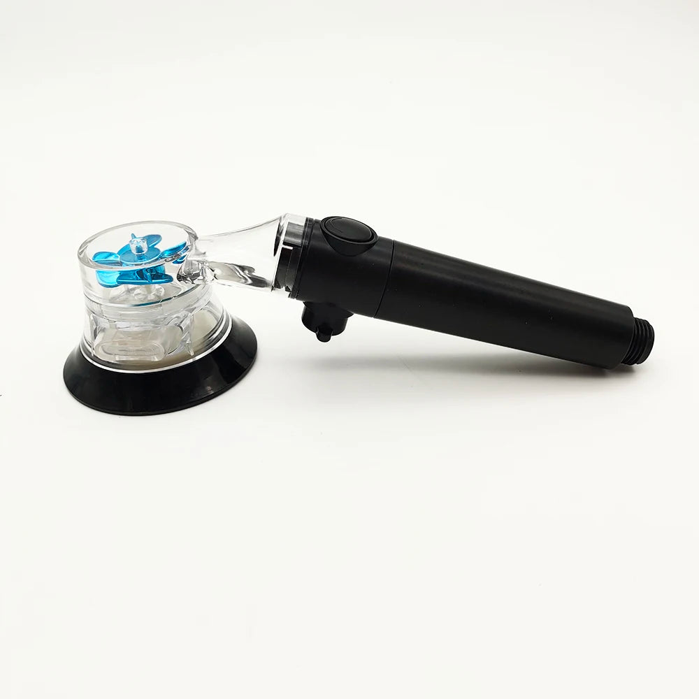 Turbo Shower Head with Filter – 3 Modes & Stop Button