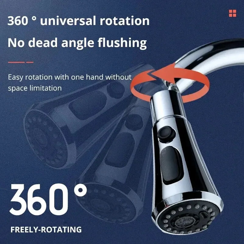 Faucet Extender – 3 Modes Water Saver