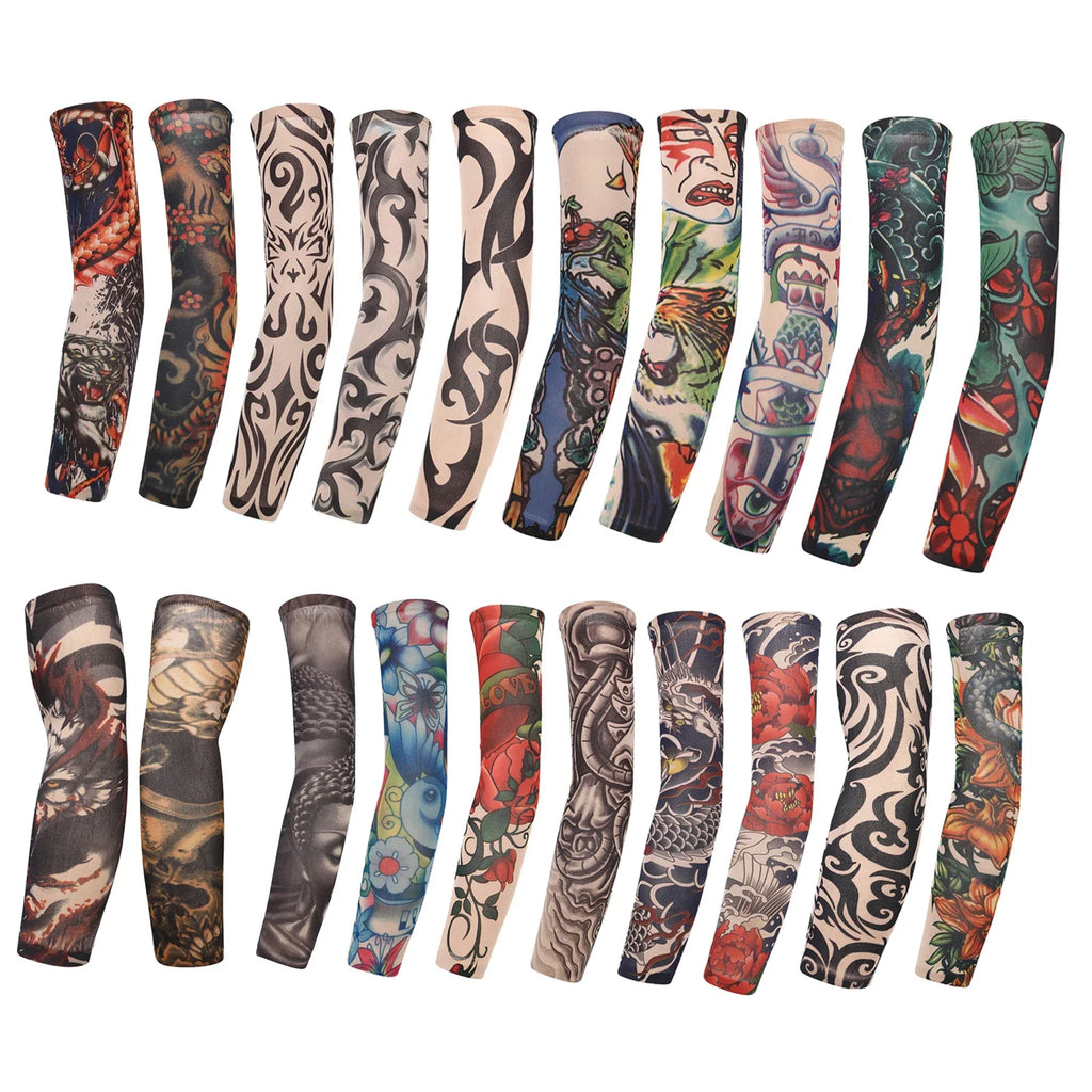 UV Protection Tattoo Arm Sleeves (Pair)