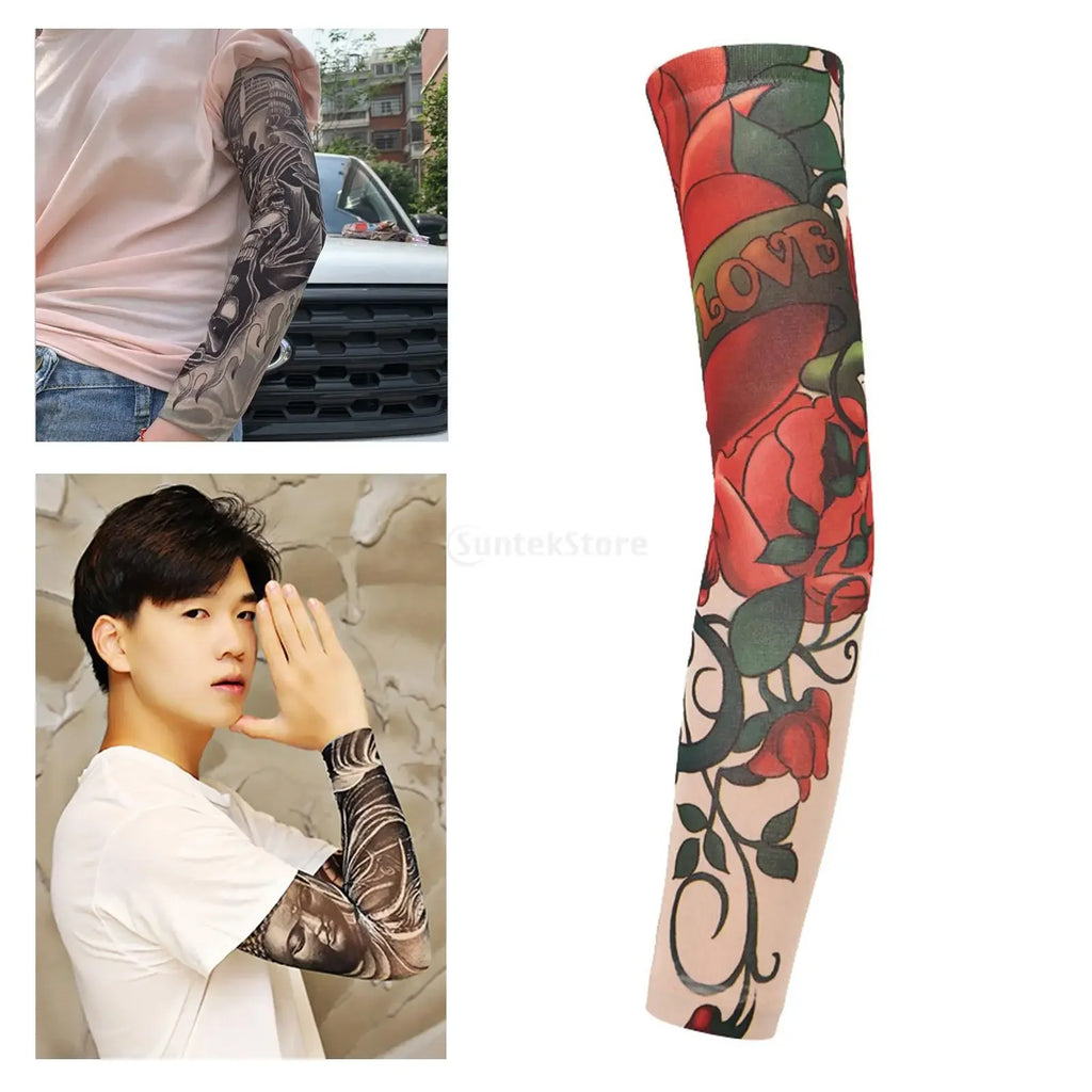 UV Protection Tattoo Arm Sleeves (Pair)