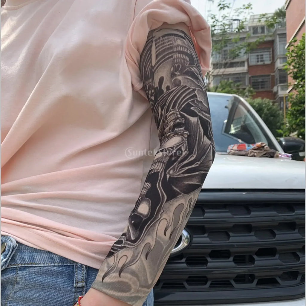 UV Protection Tattoo Arm Sleeves (Pair)